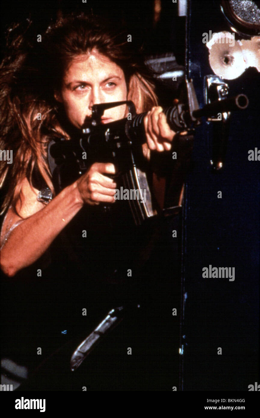 Terminator 2 Judgement Day 1991 Linda Hamilton Tr2 070 Stock Photo