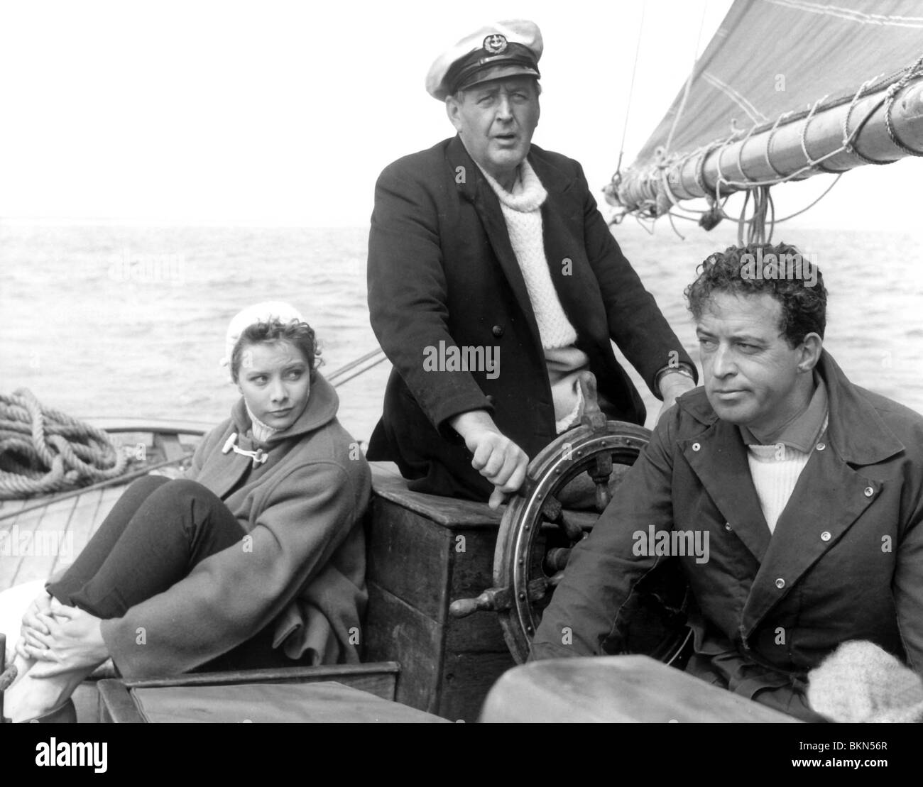 TRUE AS A TURTLE (1956) JUNE THORBURN, CECIL PARKER, JOHN GREGSON TAAT 003P Stock Photo