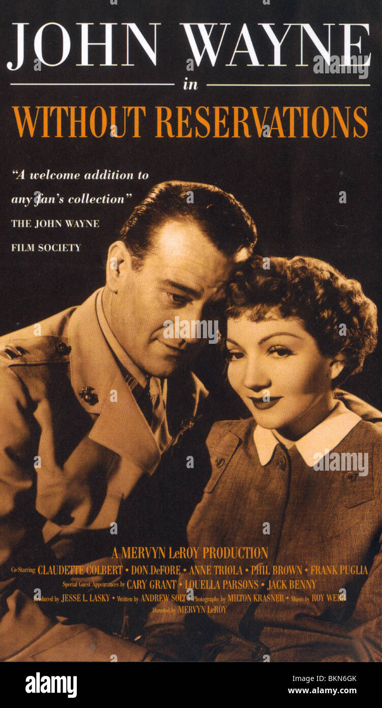 WITHOUT RESERVATIONS (1946) POSTER WHTR 001VS Stock Photo Alamy