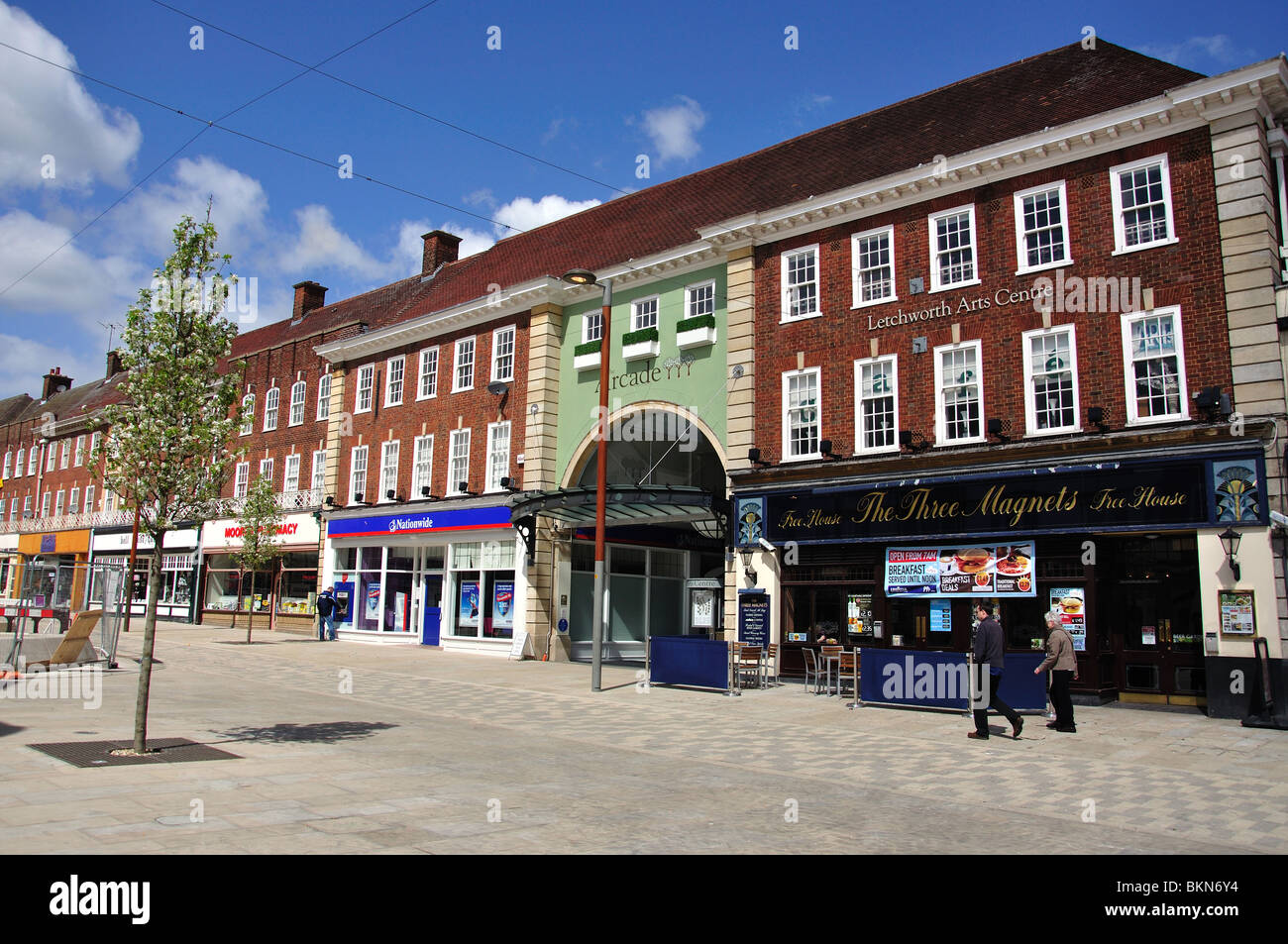 Leys Avenue, Letchworth Garden City, Hertfordshire, England, United