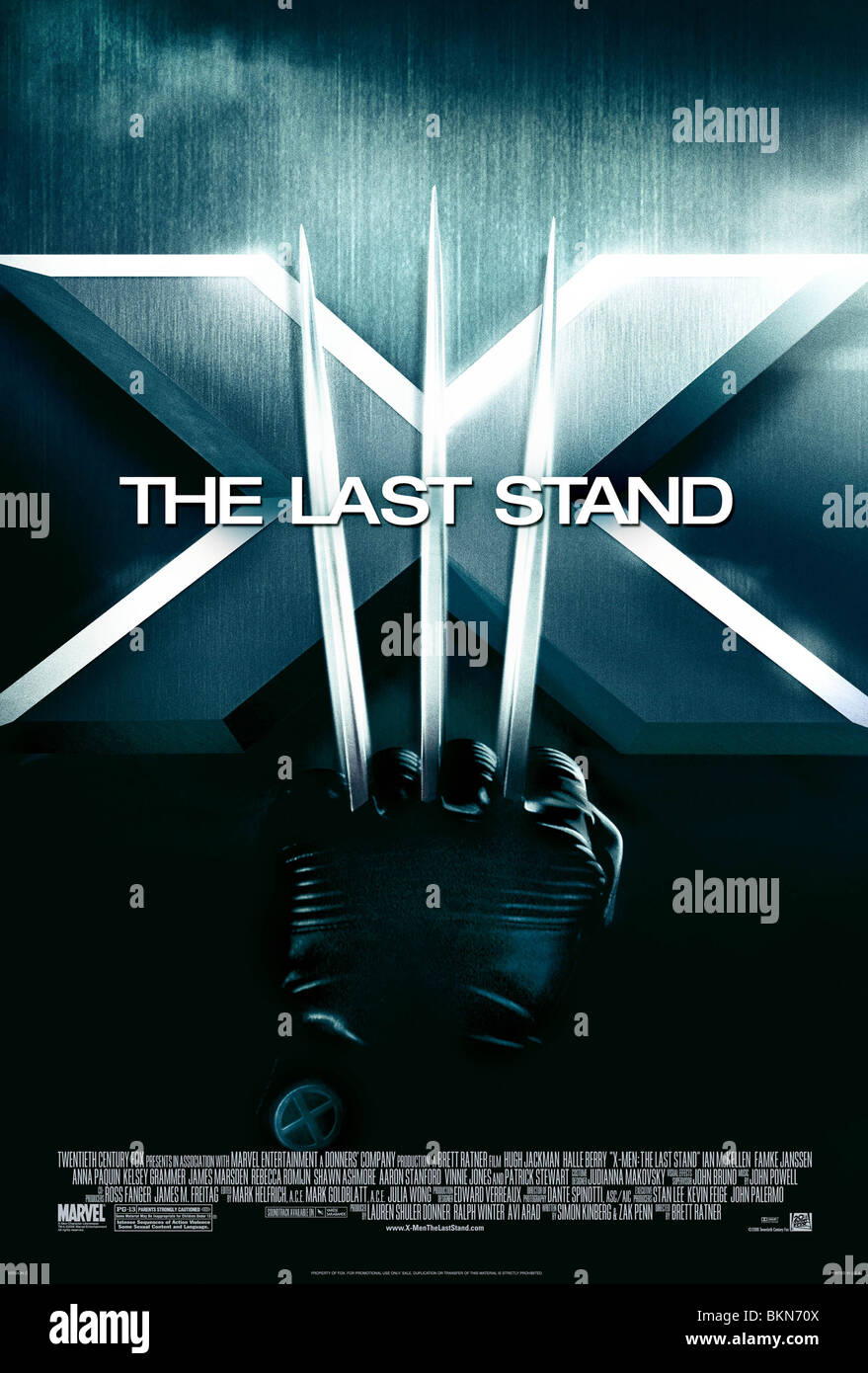 X-MEN: THE LAST STAND (2006) X3 (ALT) POSTER XLS 001-36 Stock Photo