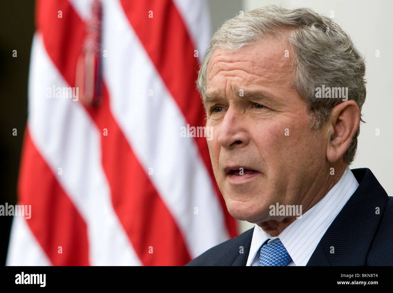 President George W. Bush. Stock Photo