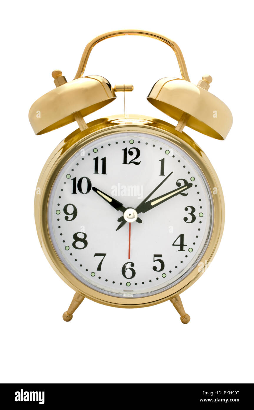 old fashioned alarm clock Stock Photo