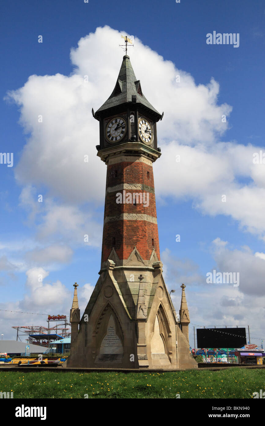 The Clock Tower in Skegness, Lincolnshire, was built in 189899 Stock