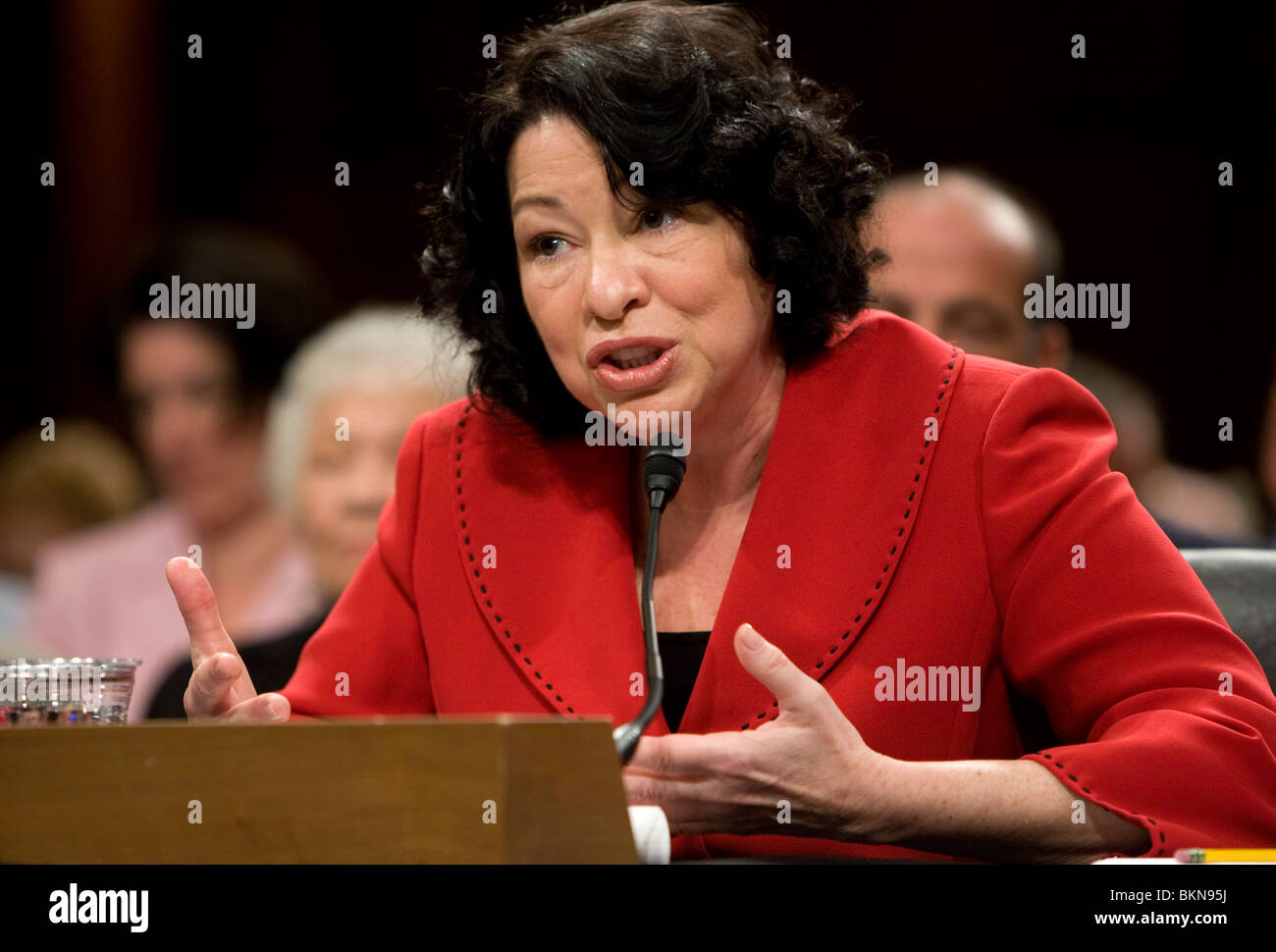 Supreme Court Justice Sonia Sotomayor Stock Photo