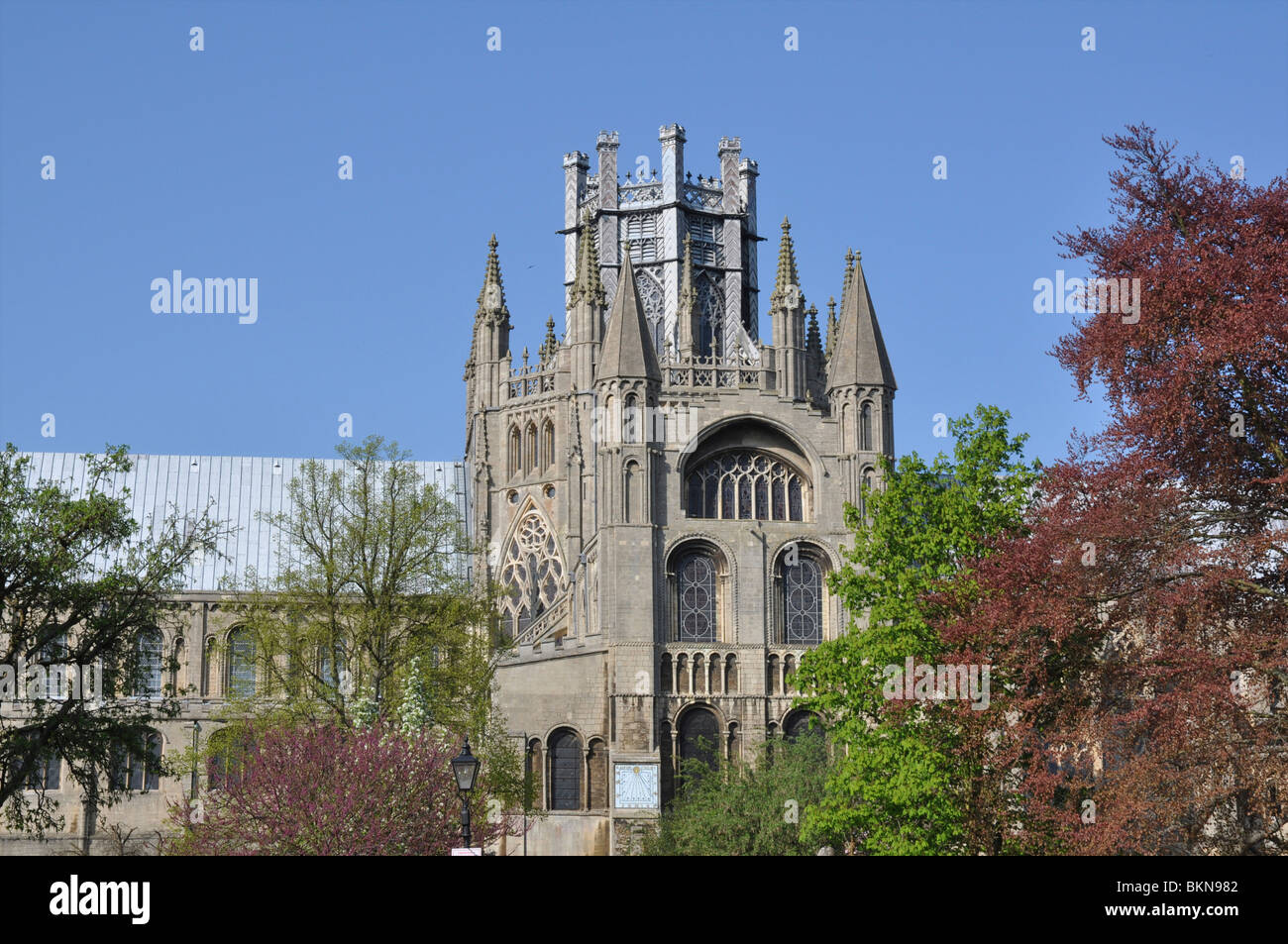 Octagon Tower, Ely Cathedral, Ely, Cambridgeshire, England, UK Stock Photo