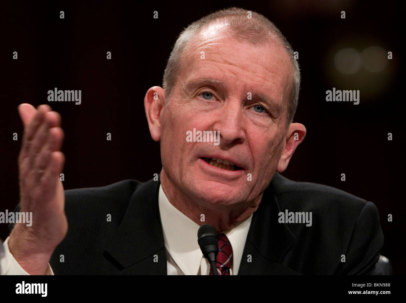 National Intelligence Director Dennis Blair. Stock Photo