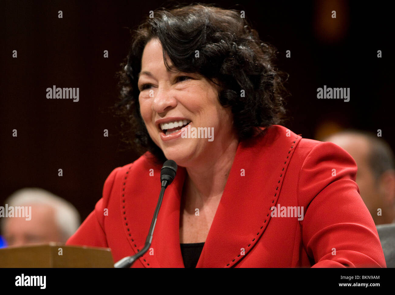 Supreme Court Justice Sonia Sotomayor Stock Photo