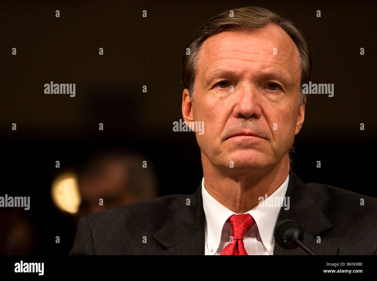 Securities and Exchange Commission Chairman Christopher Cox. Stock Photo