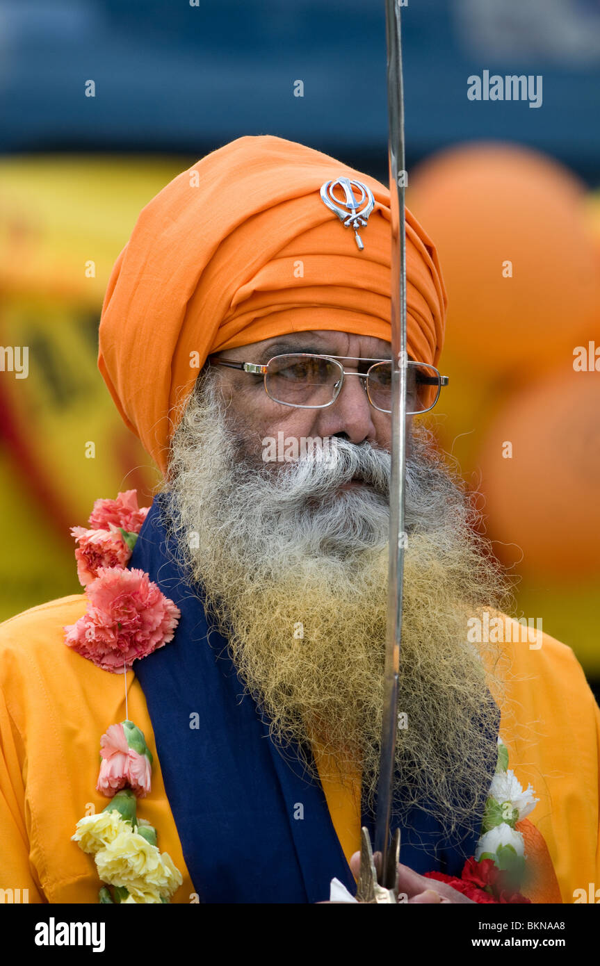 Annual Vaisakhi festival celebration celebrate of Sikh New Year at