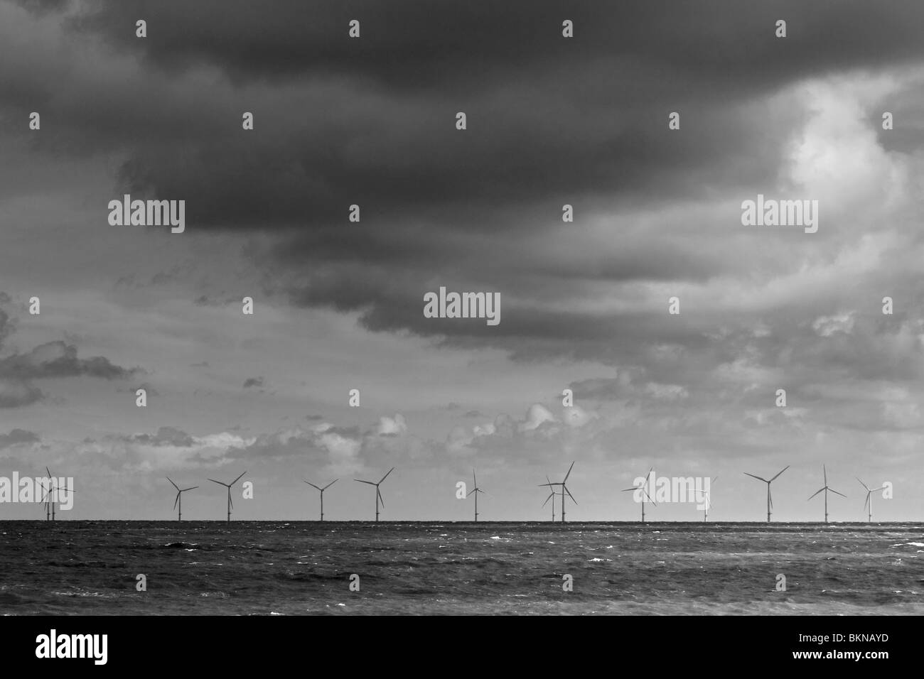 Offshore wind turbines at Skegness in Lincolnshire, England Stock Photo Alamy