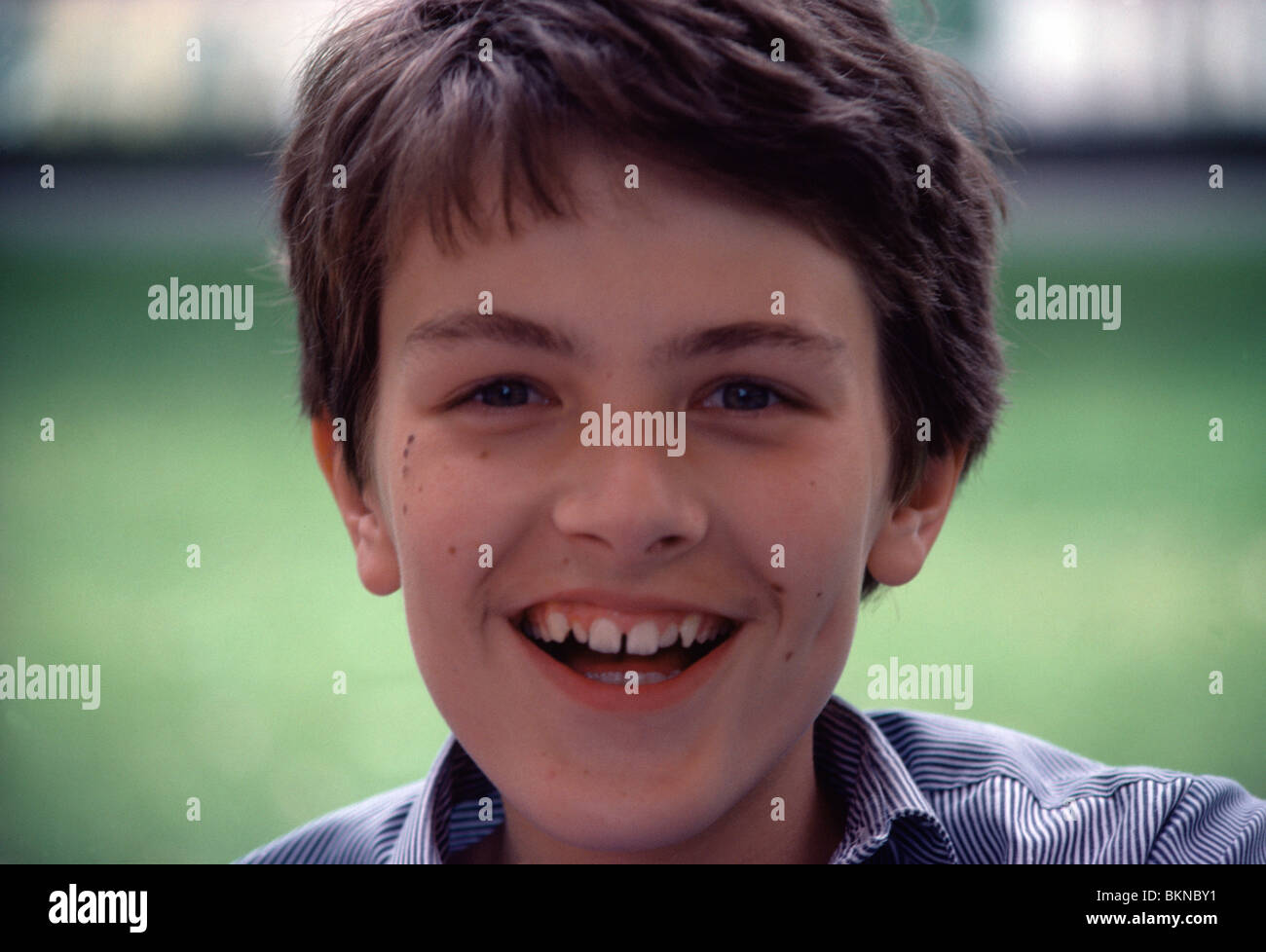 A Portrait of Teenage Boy Smiling Stock Photo - Alamy