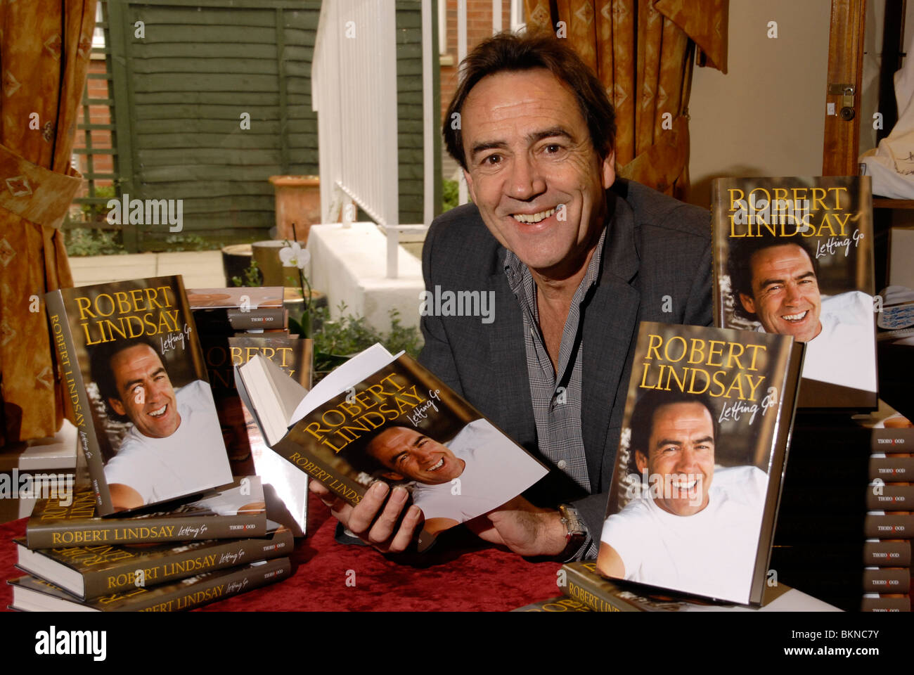 Actor Robert Lindsay at a literary lunch at Grovefield Hotel Bucks Stock Photo