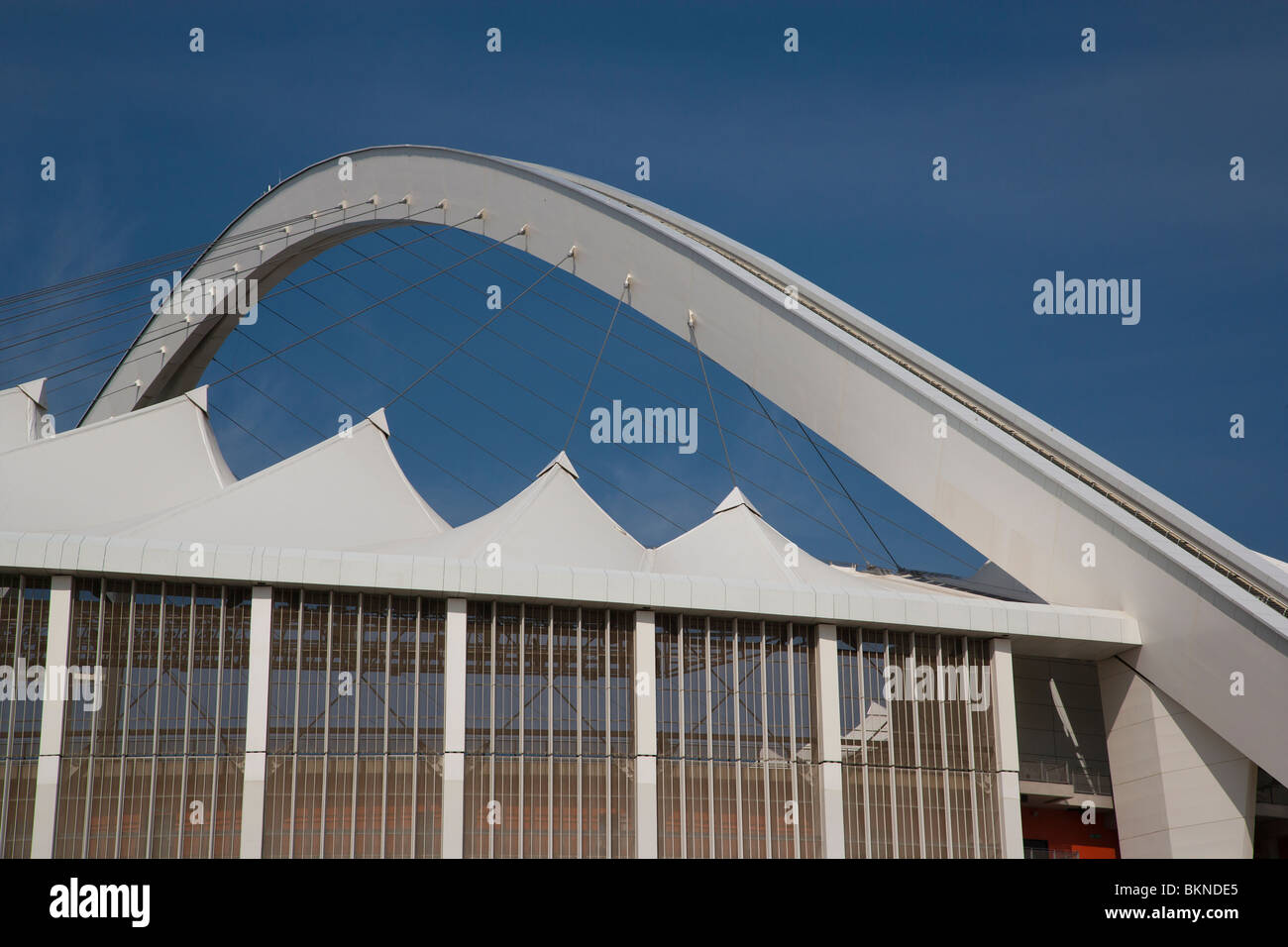 Football World Cup Moses Mabhida Stadium in Durban Stock Photo