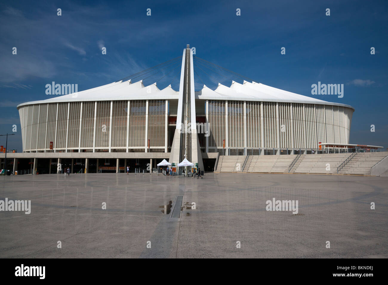 Football World Cup Moses Mabhida Stadium in Durban Stock Photo