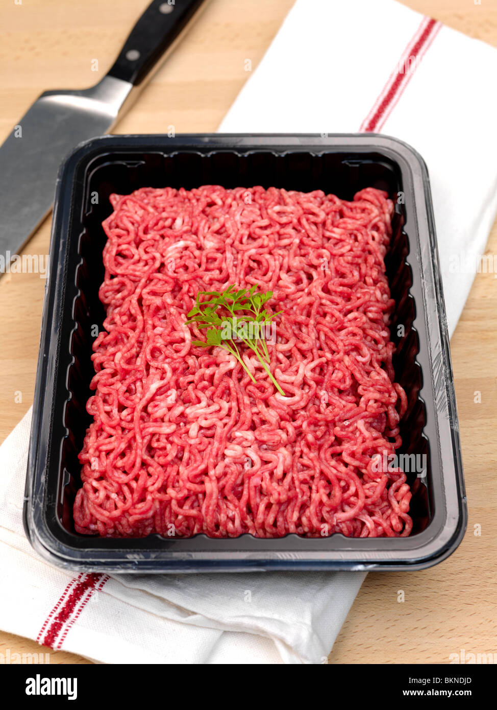 Fresh minced beef Stock Photo - Alamy