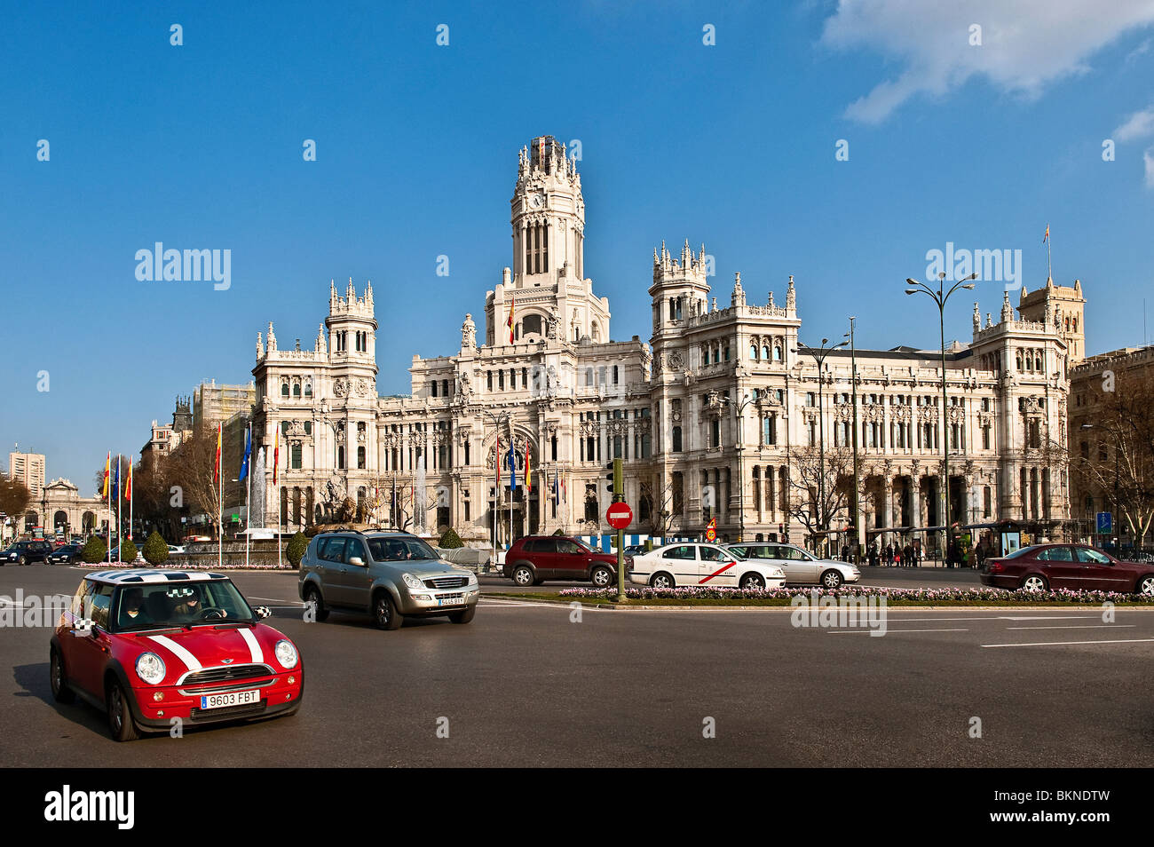 Palacio de Comunicaciones, Madrid, Spain Stock Photo