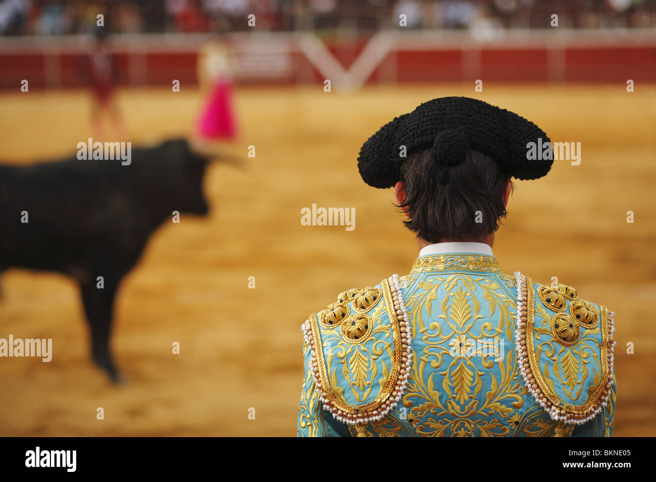 Corrida in Alpedrete, Community of Madrid, Spain Stock Photo