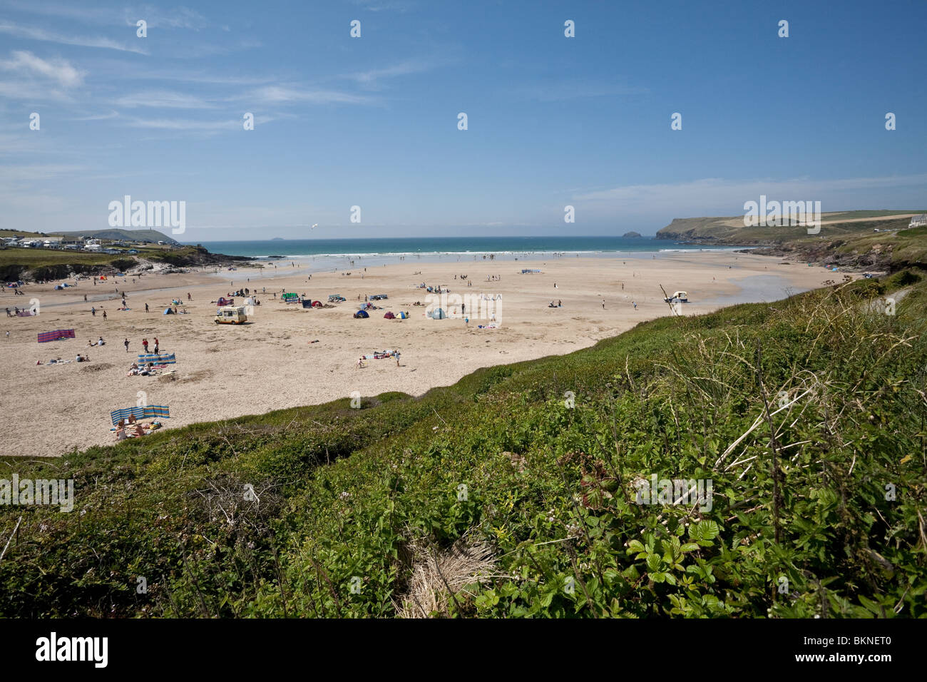 The Beach At Port Isaac Cornwall England United Kingdom Stock Photo the-beach-at-port-isaac-cornwall-england-united-kingdom-stock-photo