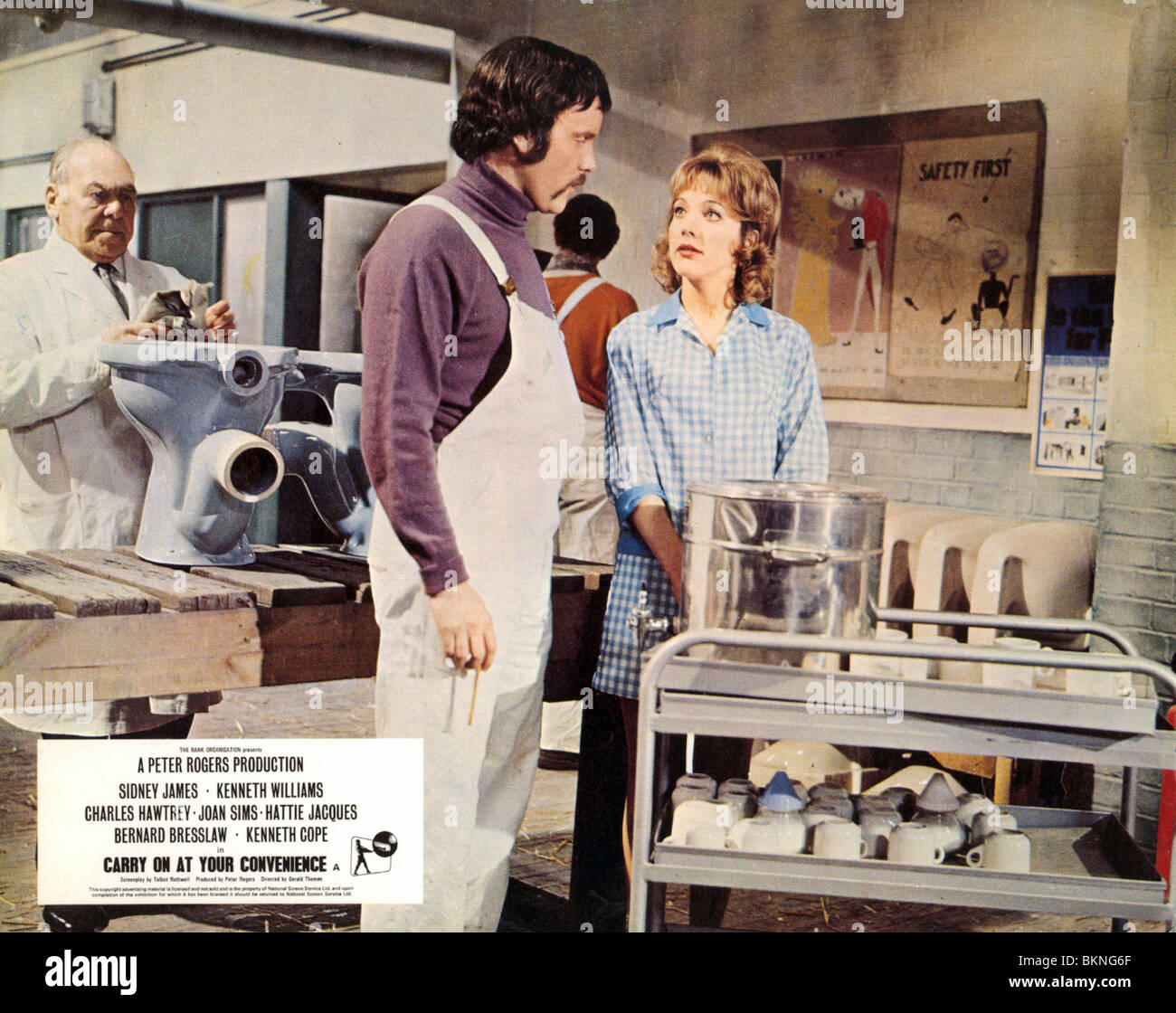 CARRY ON AT YOUR CONVENIENCE (1971) KENNETH COPE CRCV 001FOH Stock Photo