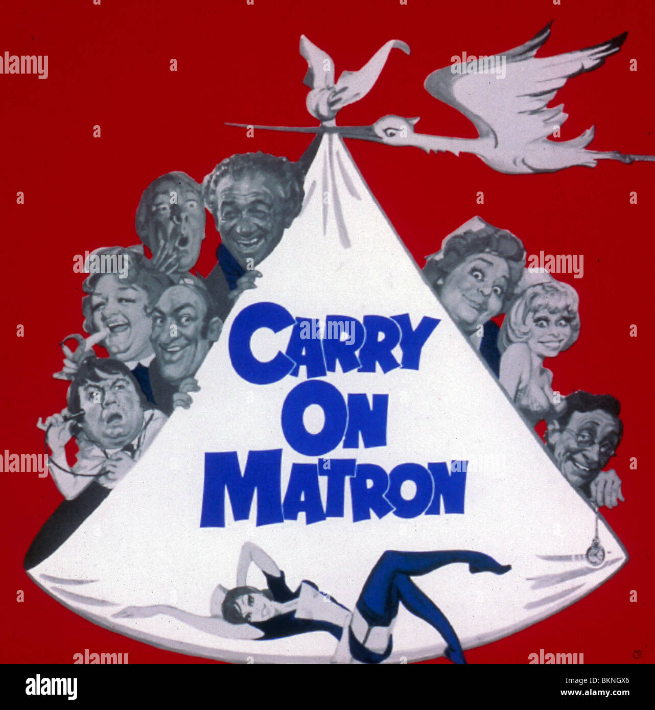 CARRY ON MATRON -1972 POSTER Stock Photo