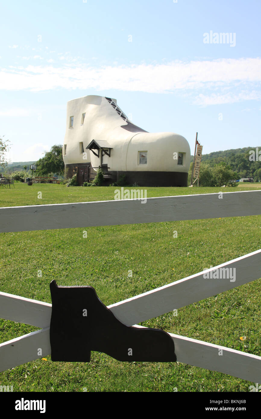 The Haines Shoe House in Hellam, York County, PA USA Stock Photo