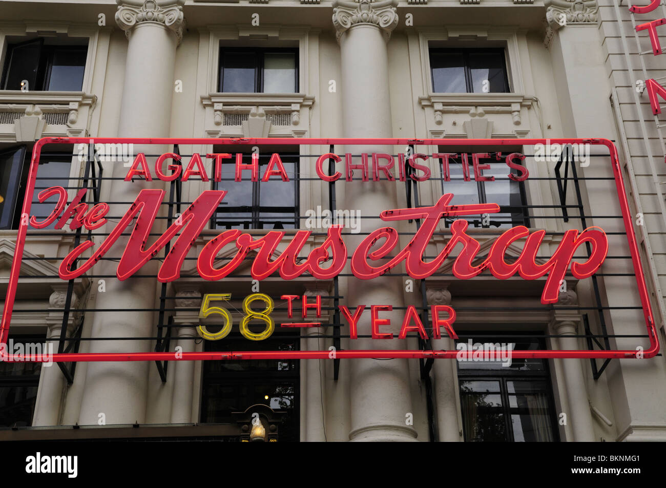 Agatha Christie's The Mousetrap Sign, St Martin's Theatre, London ...