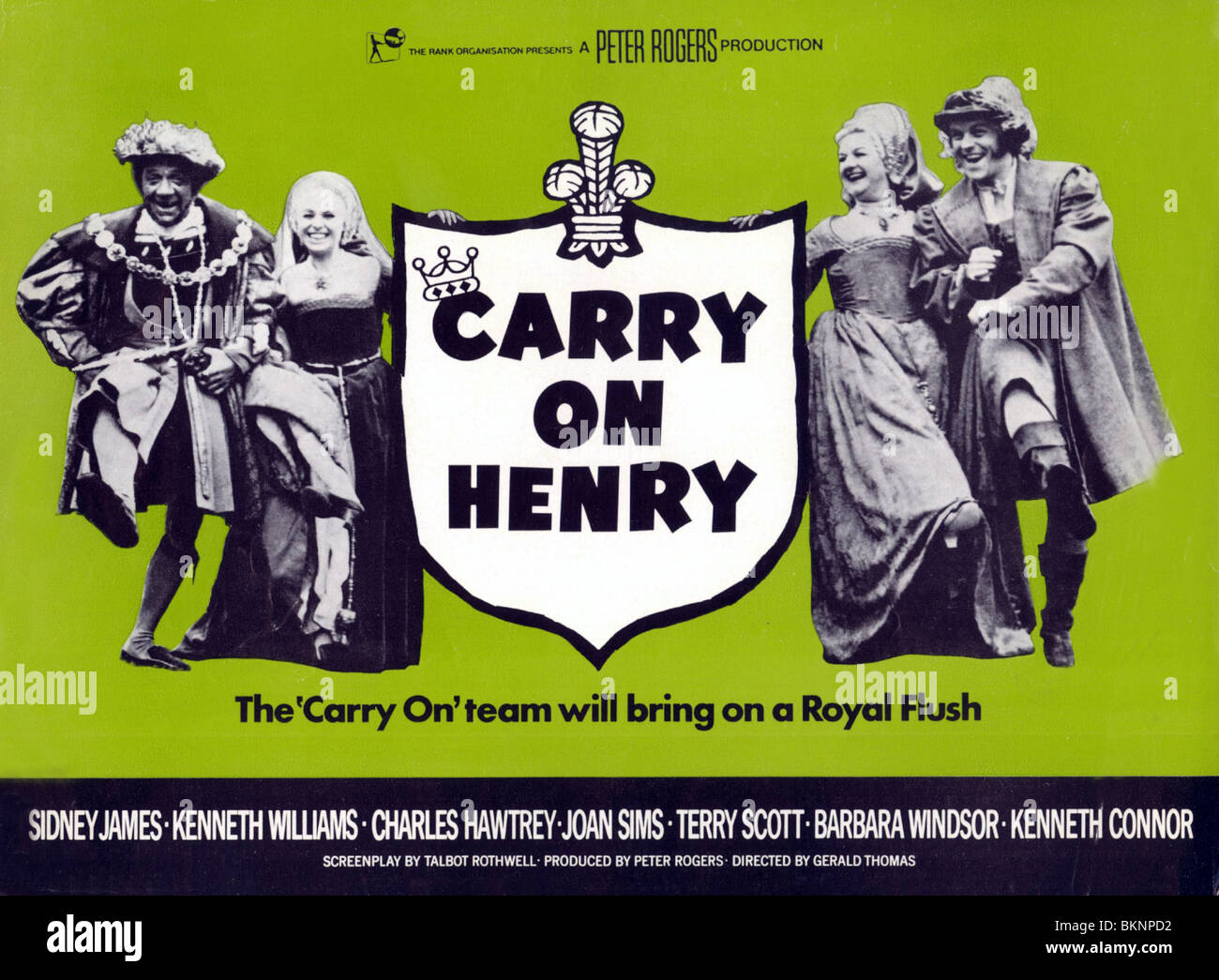 CARRY ON HENRY 1972 POSTER Stock Photo Alamy