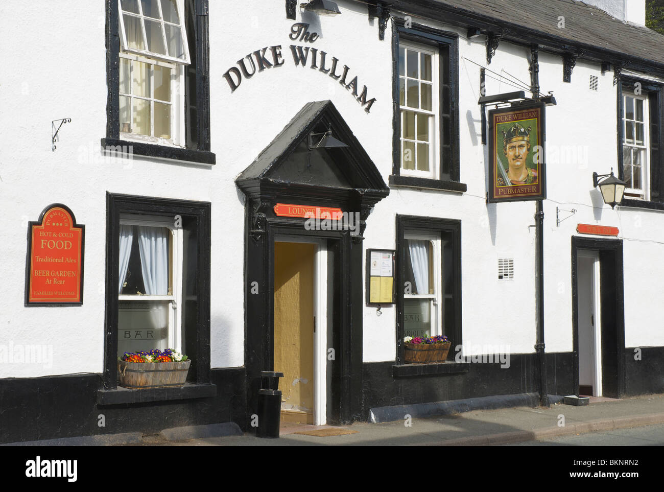 Pub in Staveley, Cumbria, England UK Stock Photo Alamy