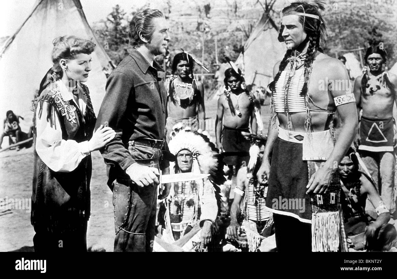 Comanche territory 1950 maureen ohara hires stock photography and