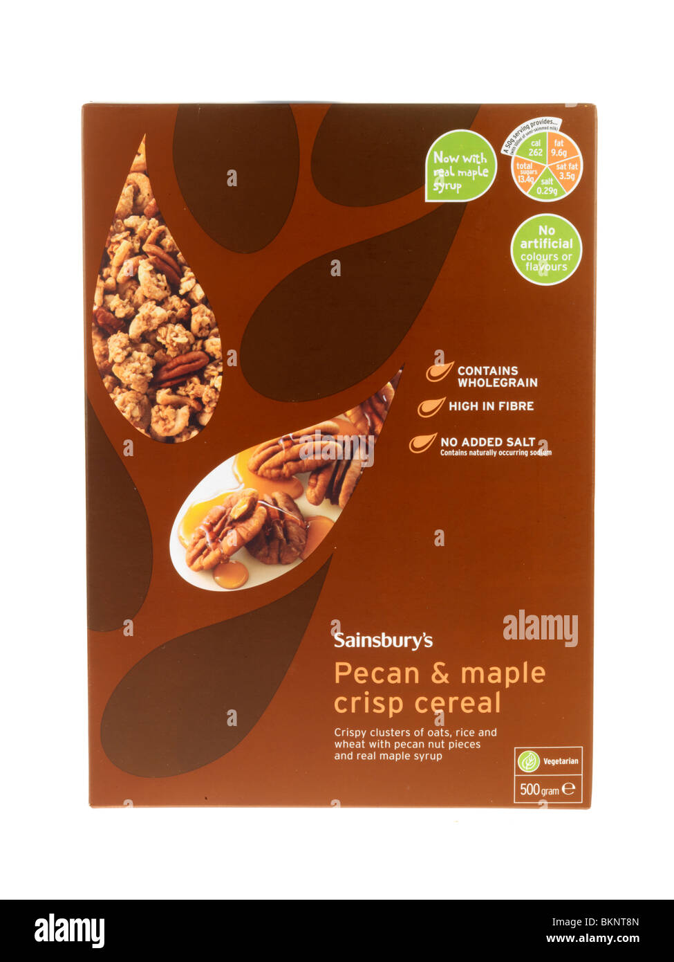 Pecan and Maple Cereal Stock Photo Alamy