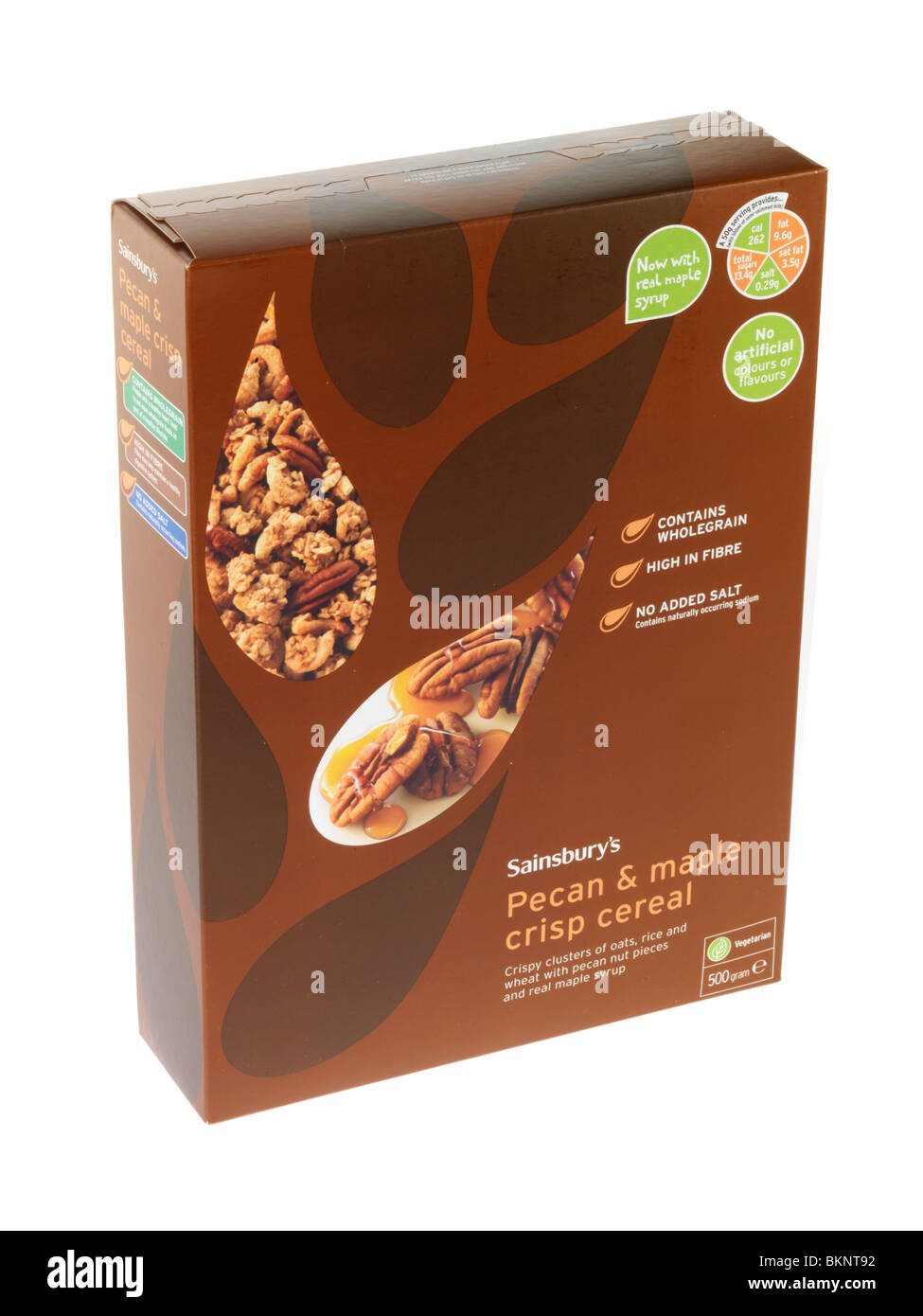 Pecan and Maple Cereal Stock Photo Alamy