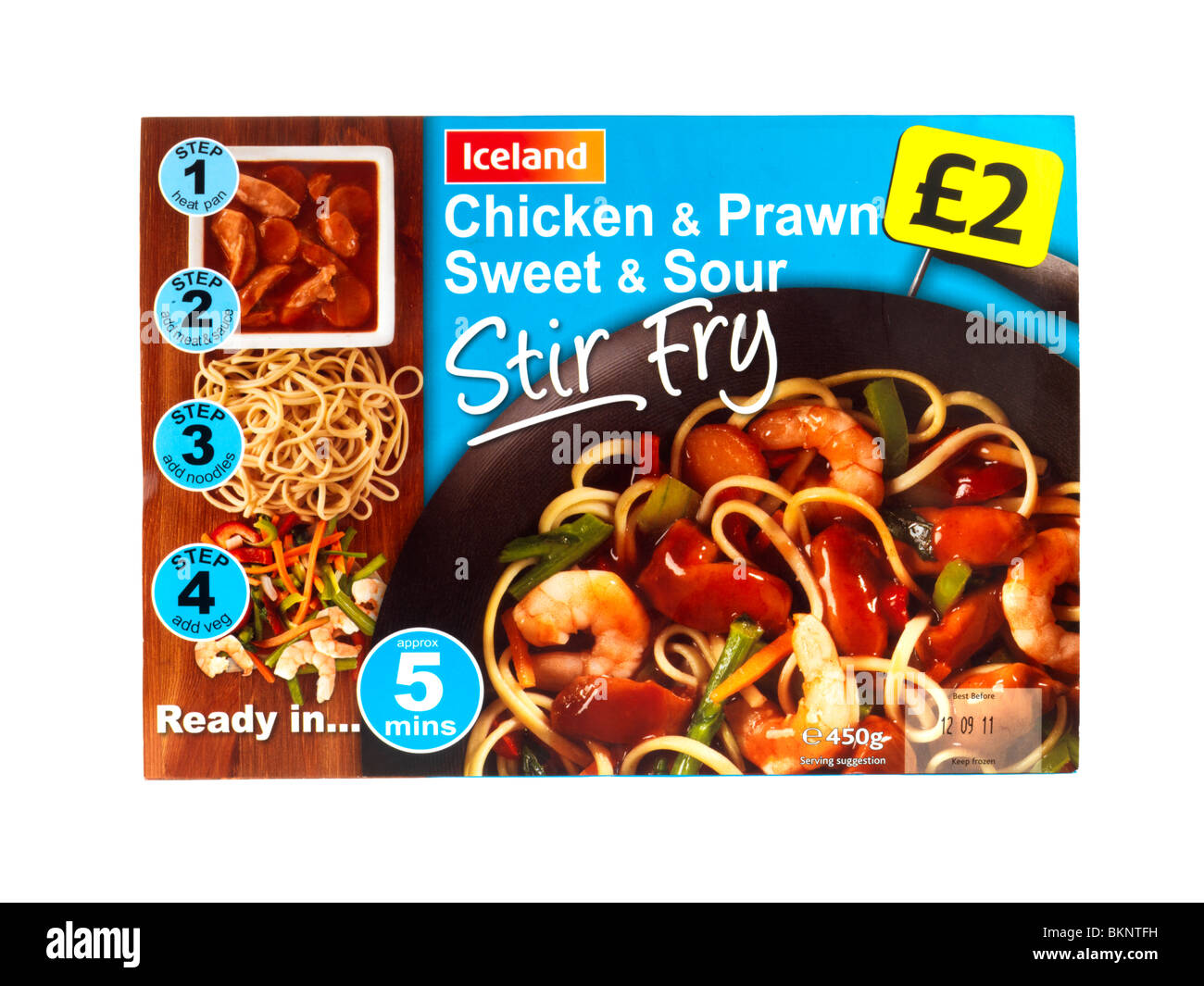 Chicken and Prawn Stir Fry Stock Photo Alamy