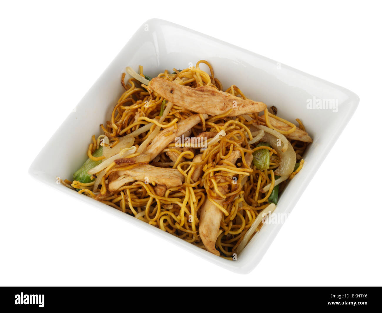 Chicken Chow Mein Stock Photo