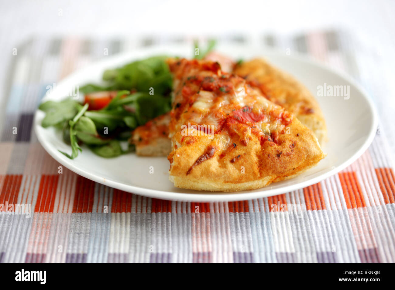 Authentic Traditional Italian Style Deep Cheese and Tomato Pizza With A ...