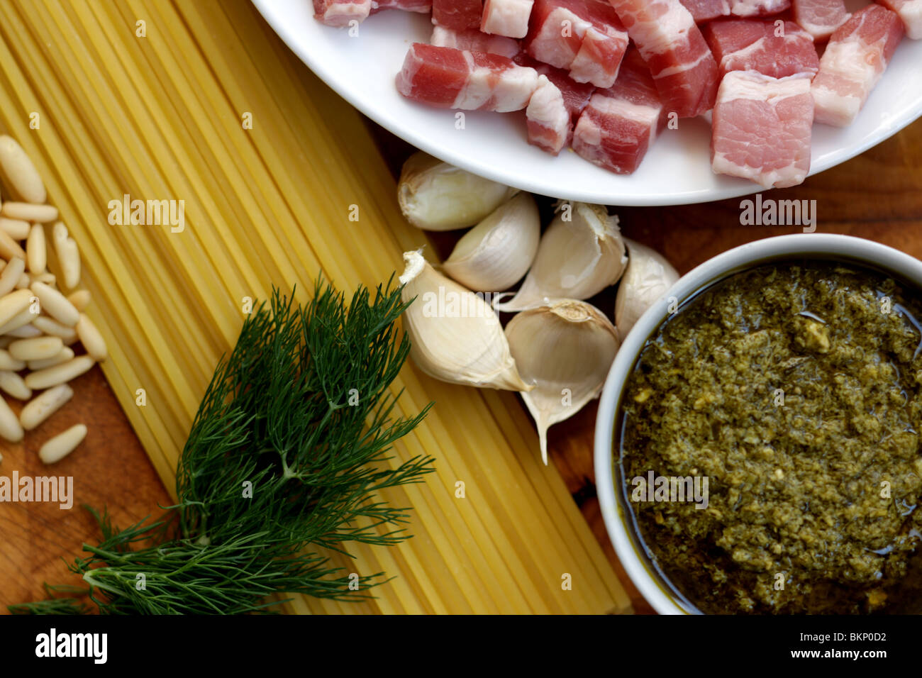 Authentic Fresh Italian Mediterranean Style Cooking Ingredients