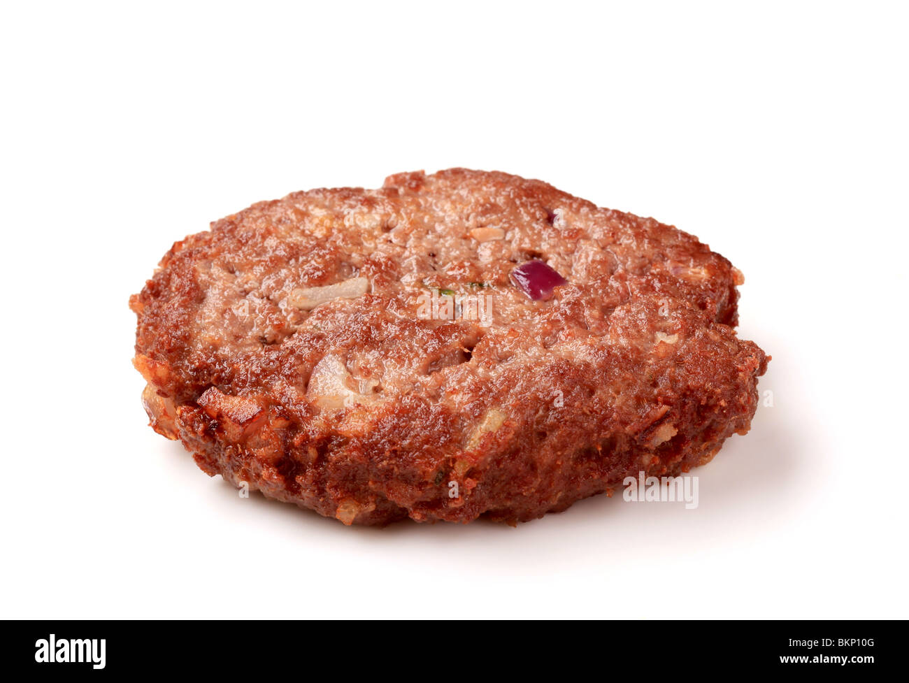 Fried hamburger patty Stock Photo - Alamy