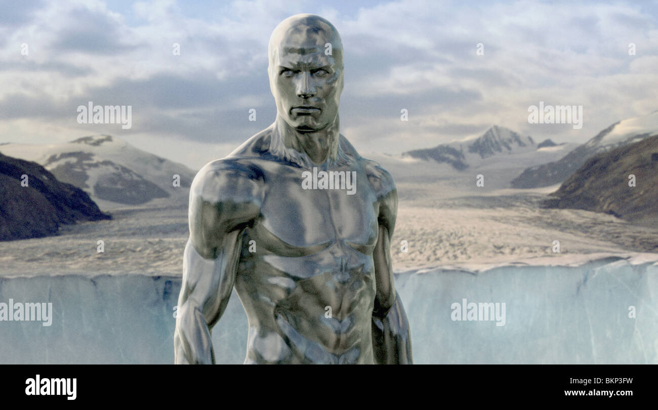 FANTASTIC FOUR: RISE OF THE SILVER SURFER (2007) 4: RISE OF THE SILVER SURFER (ALT) FFSS 001-12 Stock Photo