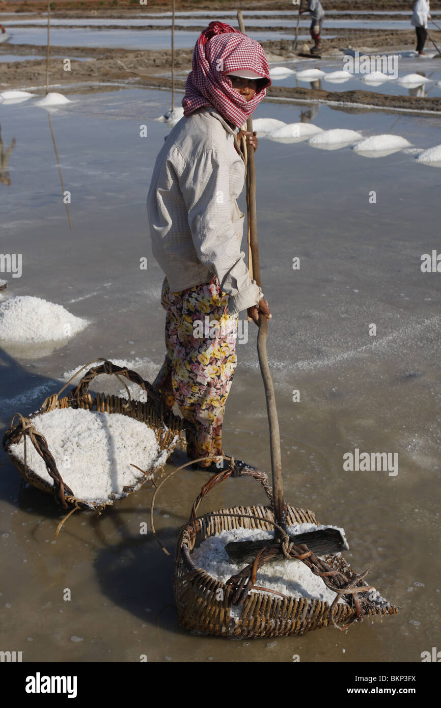Woman Using Salt Paid in salt hi-res stock photography and images - Alamy