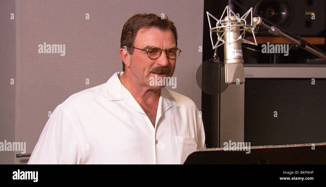 ON SET, FILMING, O/S 'MEET THE ROBINSONS' (2007) A DAY WITH WILBUR ROBINSON  (ALT) WITH TOM SELLECK MTRS 001-23 Stock Photo - Alamy