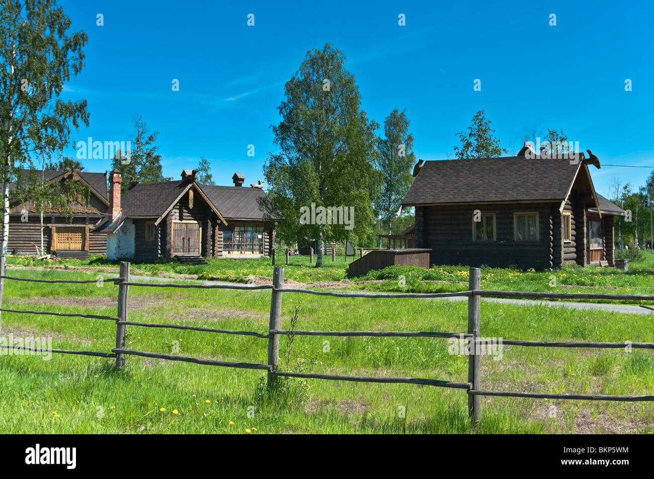 Russian village hi-res stock photography and images - Alamy