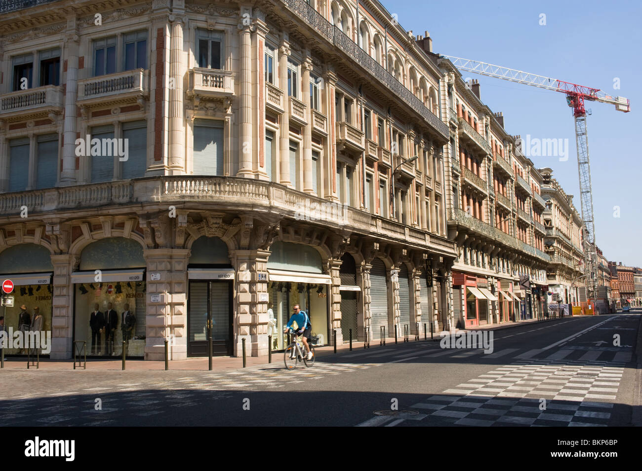 Beautiful Classical Architecture in Rue De Metz with Wrought Irob Balconies in Toulouse Haute Beautiful Classical Architecture in Rue De Metz with Wrought Irob Balconies in Toulouse Haute