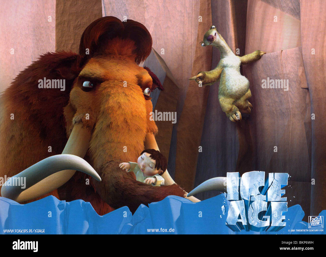 ICE AGE -2002 ANIMATION Stock Photo