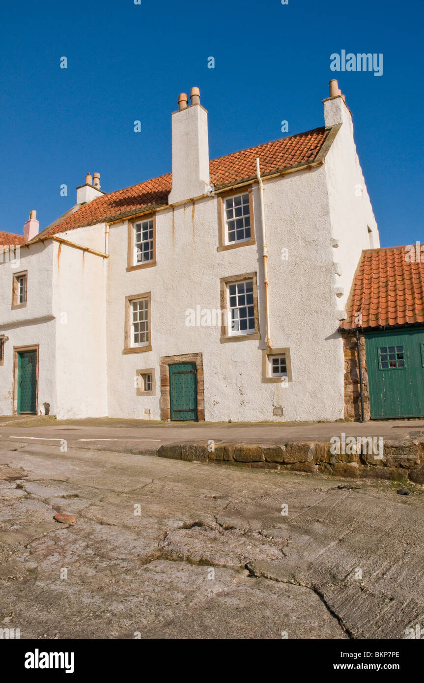 Restored Fishermen's Cottages Pittenweem East Neuk Fife Scotland Stock