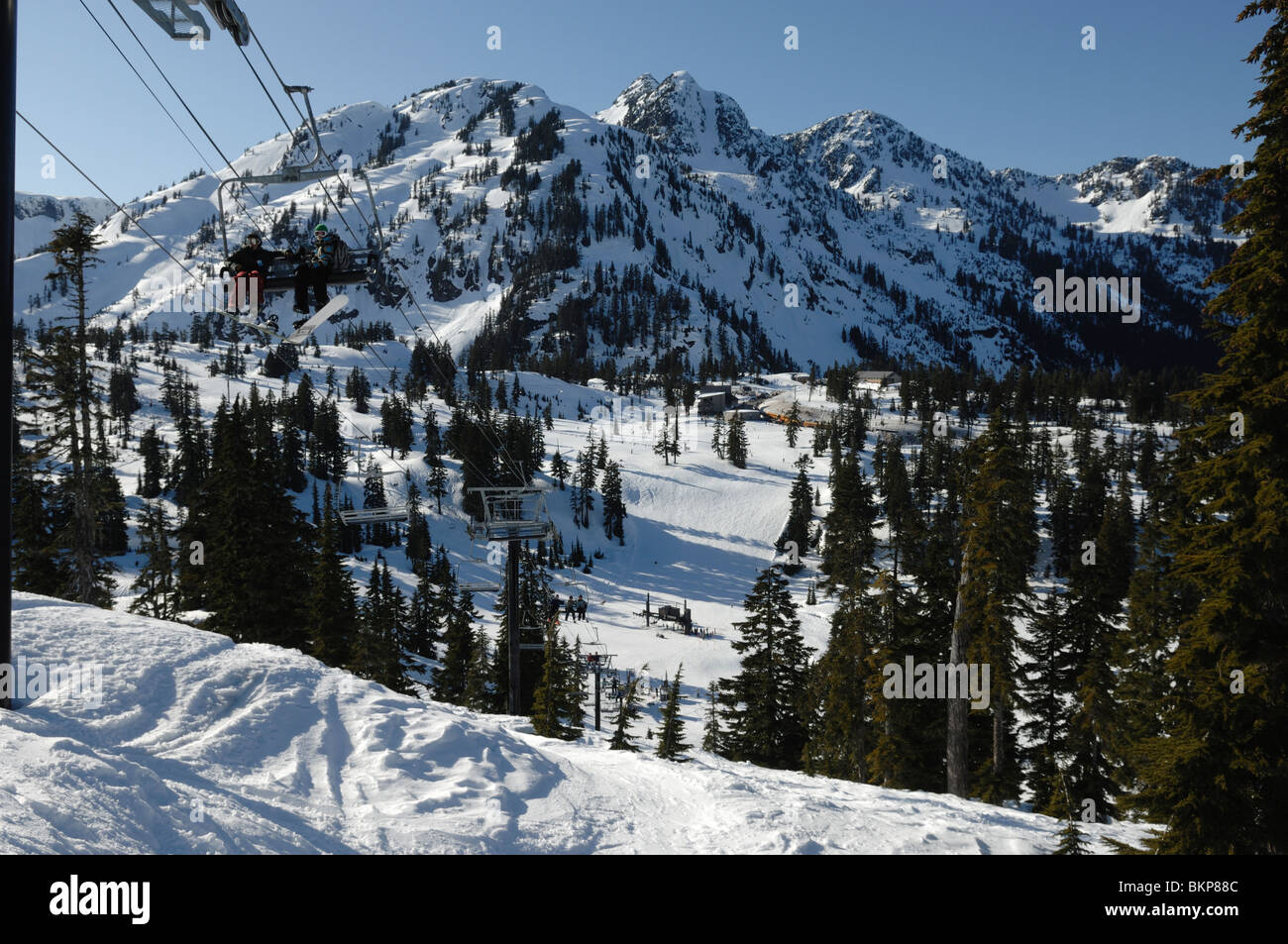 Mount Baker ski area in Washington State part of the Pacific North West