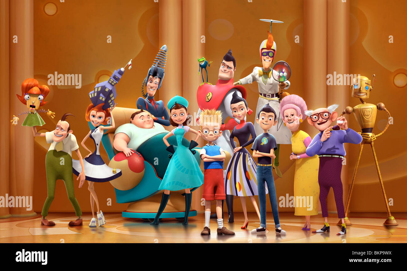 MEET THE ROBINSONS (2007) A DAY WITH WILBUR ROBINSON (ALT) AUNT PETUNIA, UNCLE FRITZ, COUSIN