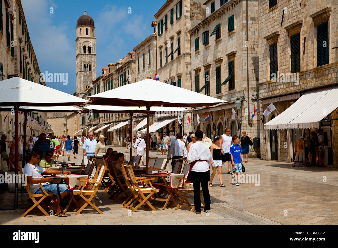 Historical center of Dubrovnik, Croatia Stock Photo