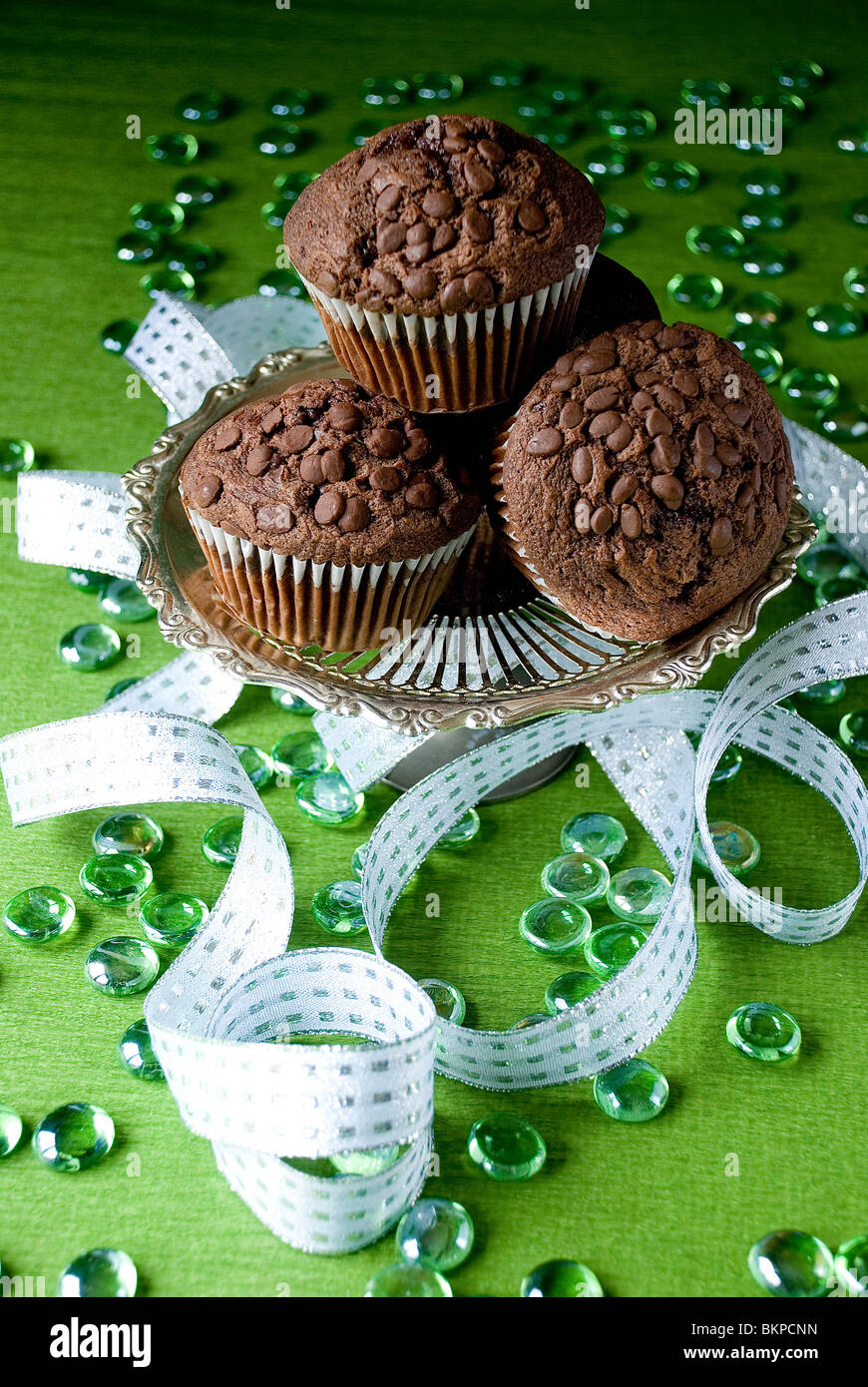 Chip chocolate muffins Stock Photo - Alamy