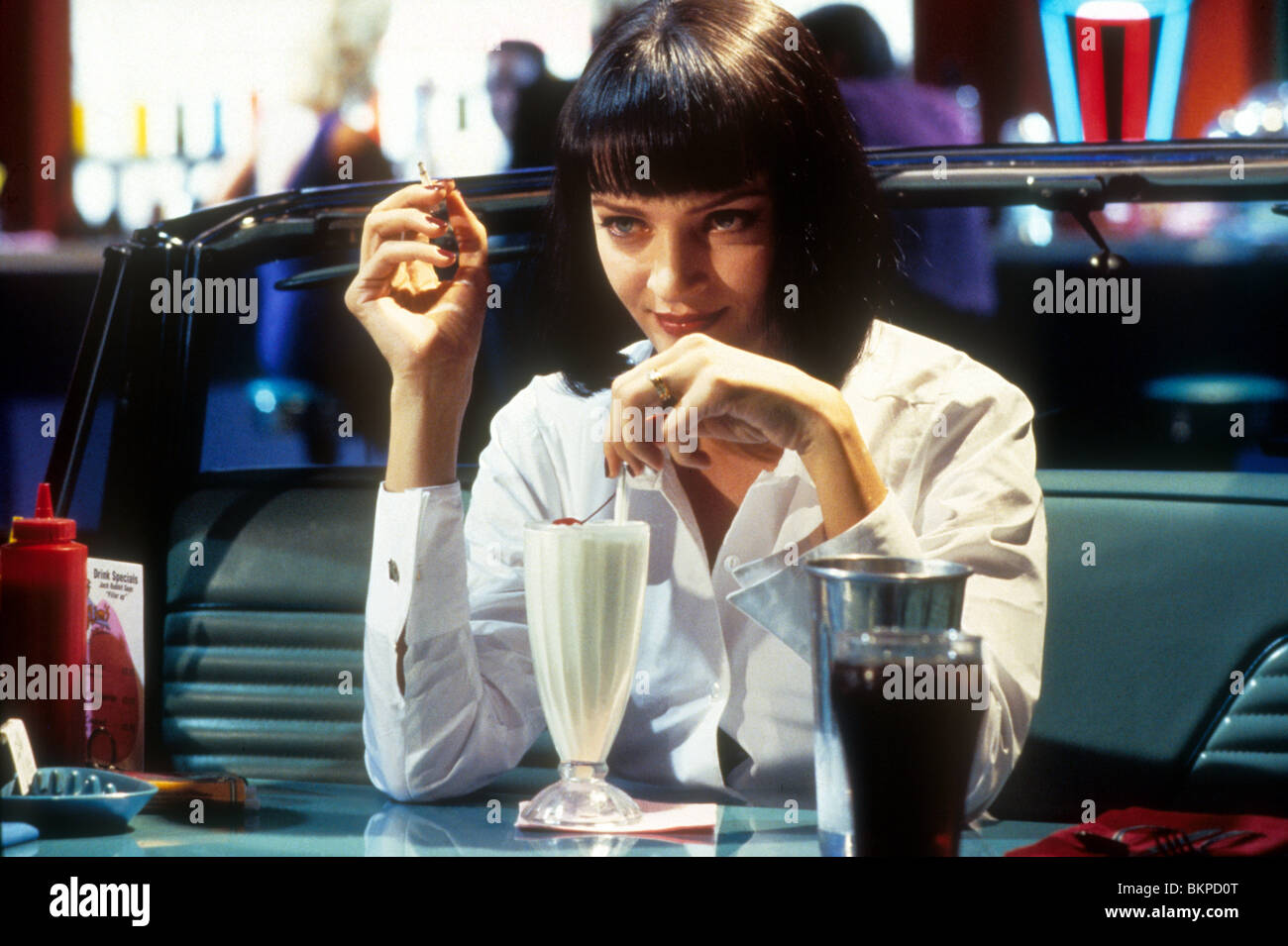 PULP FICTION -1994 UMA THURMAN Stock Photo