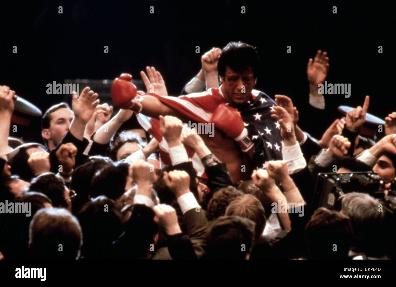 Photo Vintage De Sylvester Stallone Dans Rocky IV (1985) - Collection Cinéma